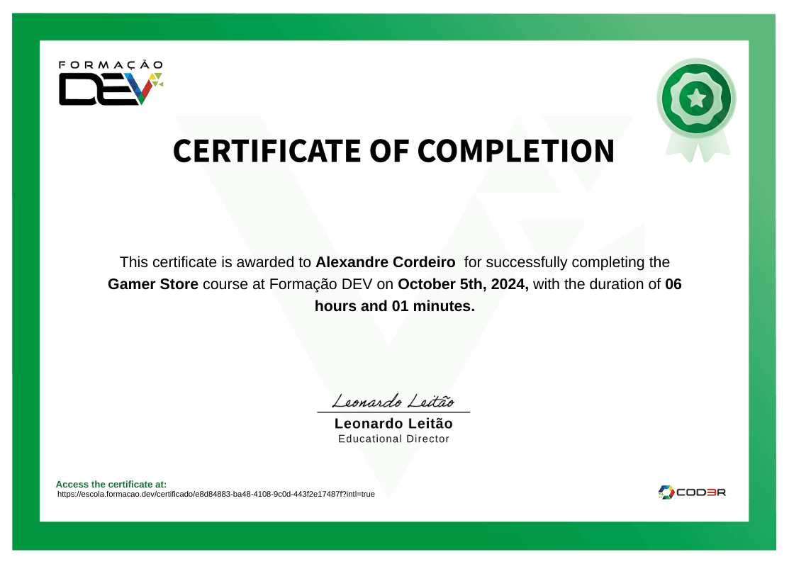 certificado de nextjs 2